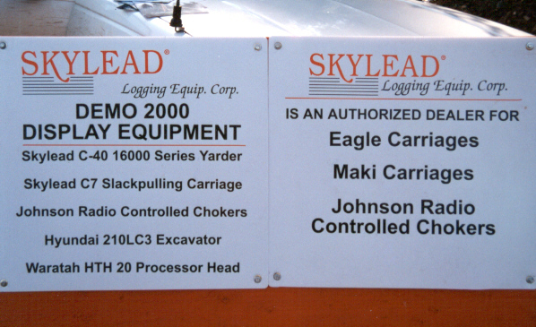 Main sign at DEMO 2000